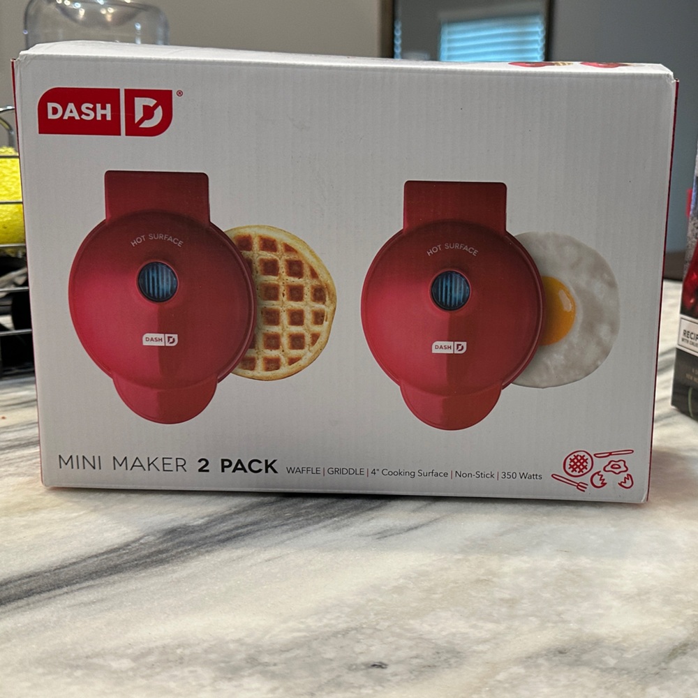 Dash Mini Maker 2 Pack - Red